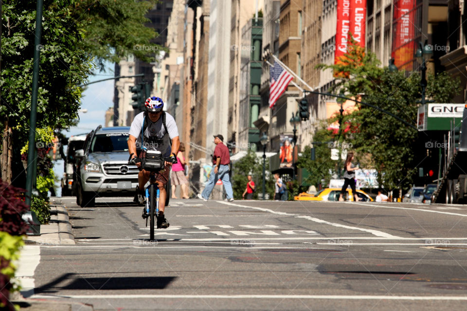 Riding at the city. Trip to NYC