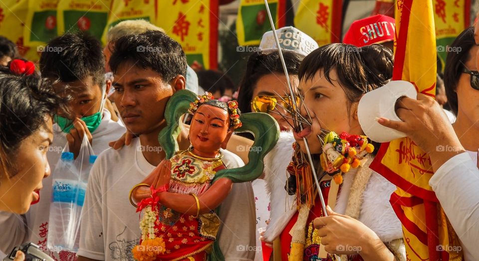 Vegetarian festival in Phuket 