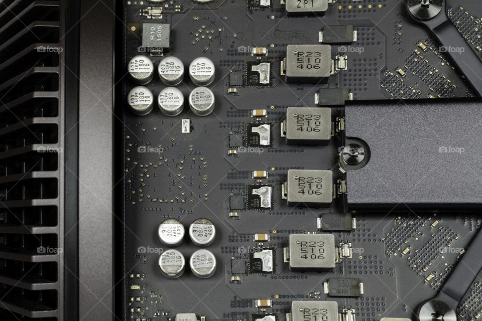 printed circuit board with electronic parts