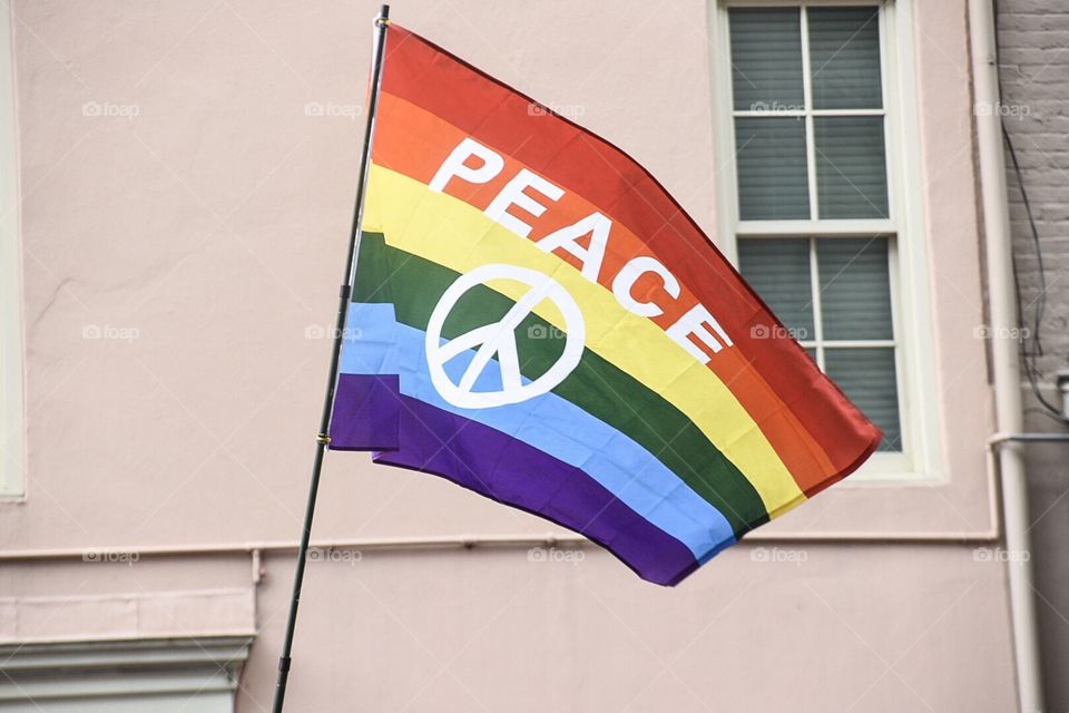 Peace, love, and LGBT.