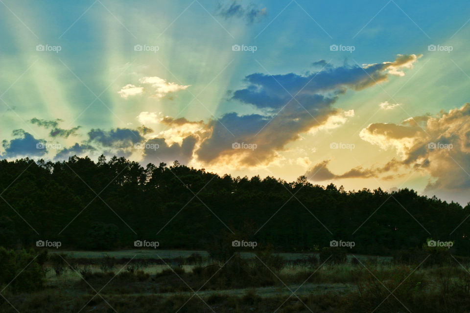 Sunset at Cuenca