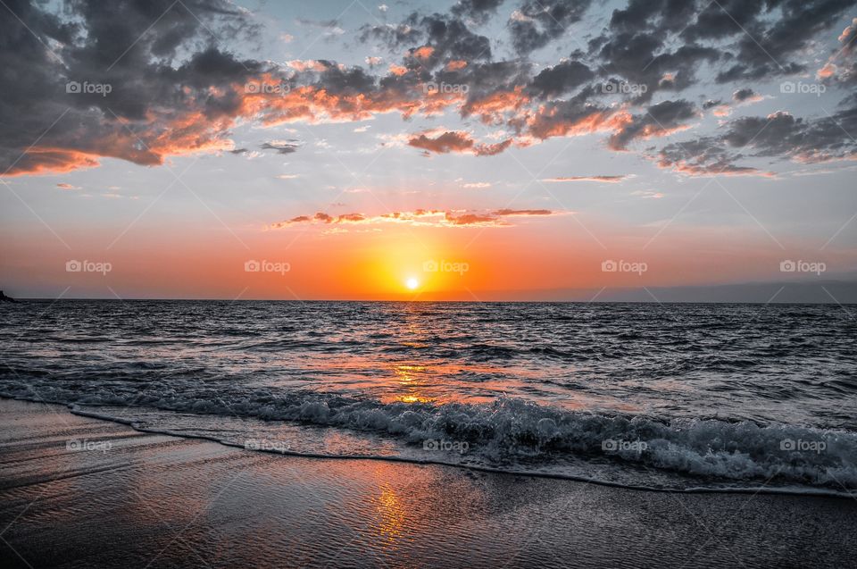 sweet sunrise and cute weather