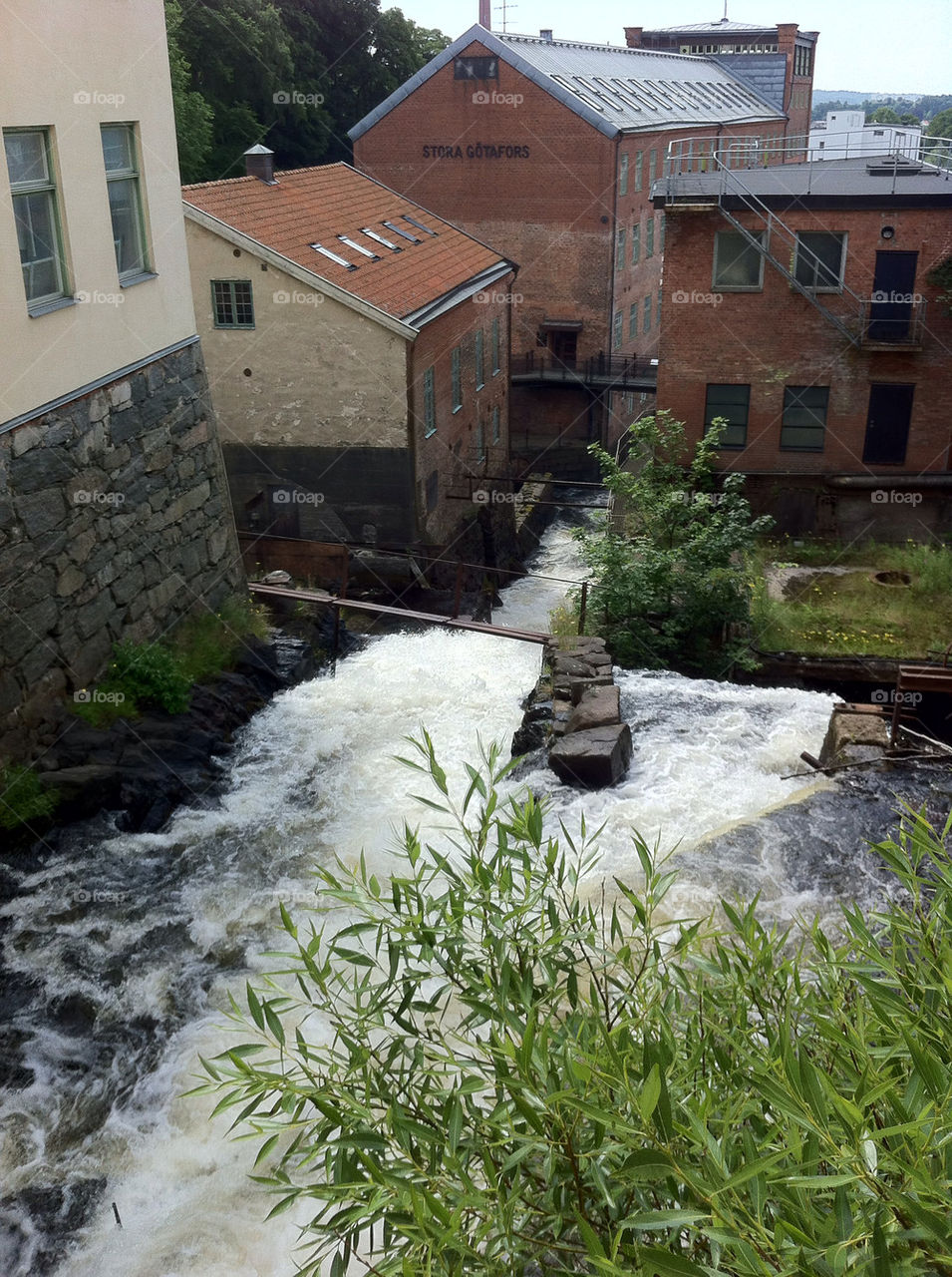 sweden water waterfall industry by thobbz