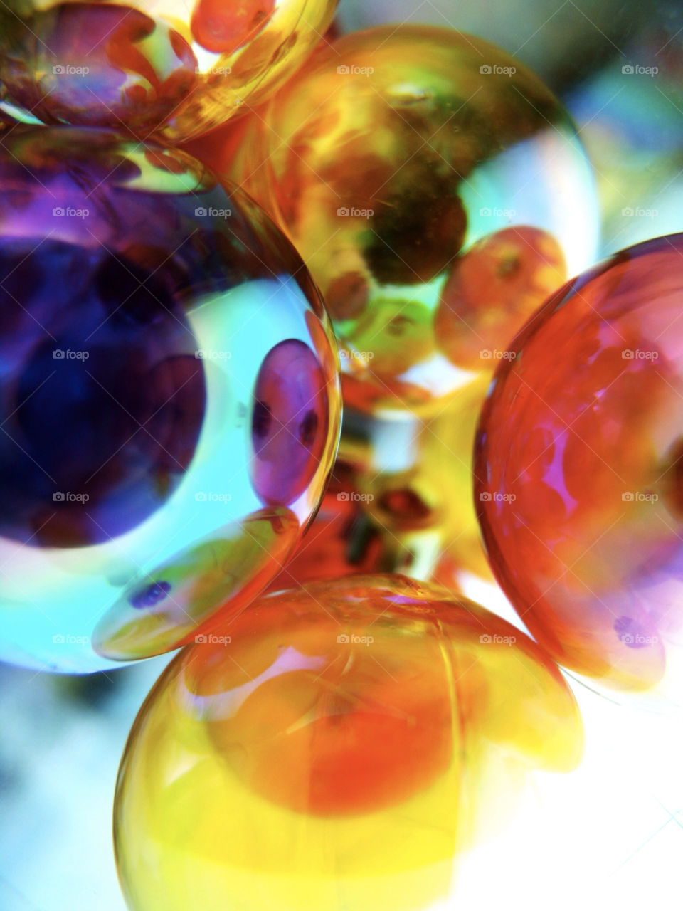 colors reflection decoration balls by king