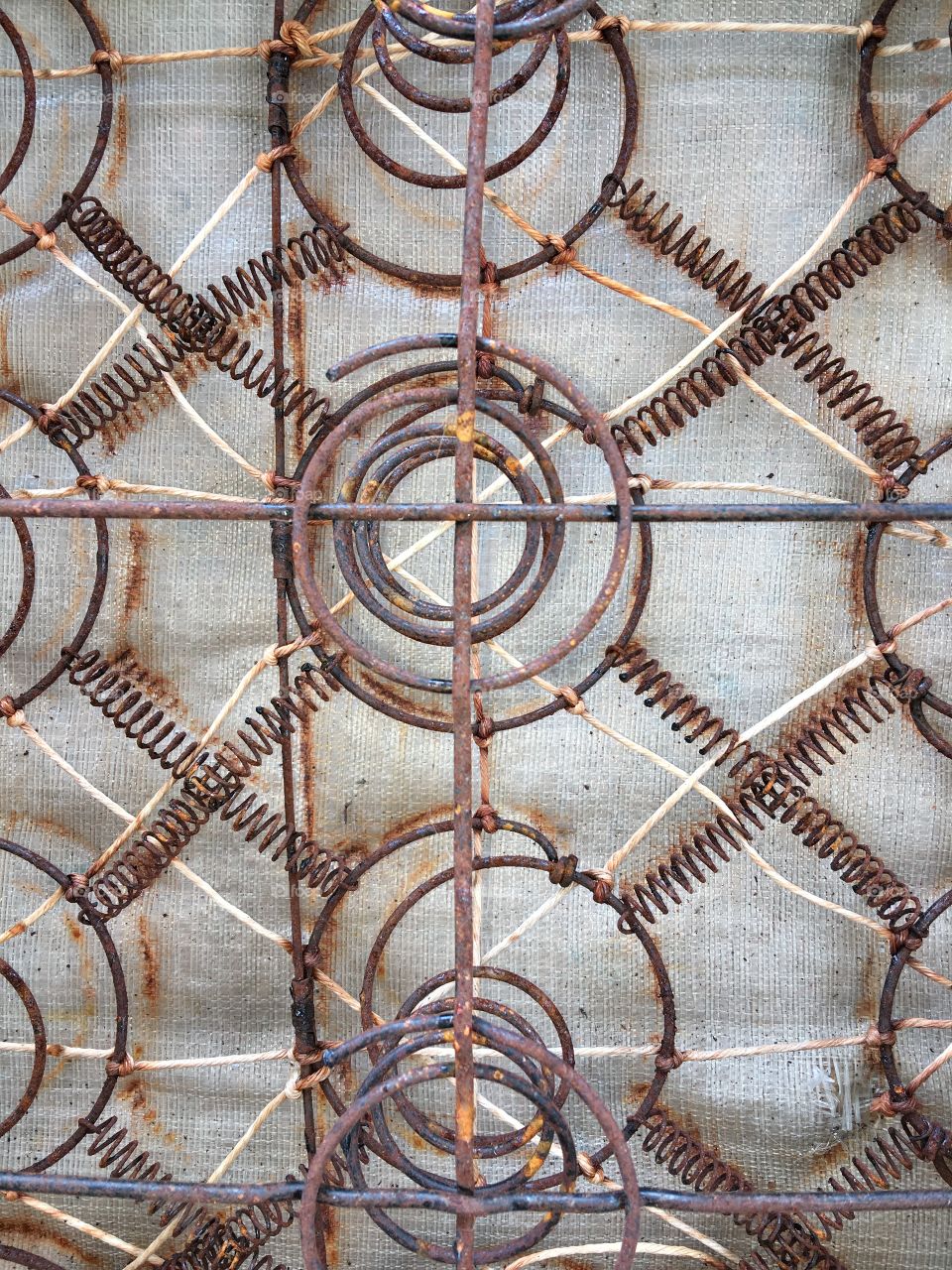 Springs under old couch! A design in steel!