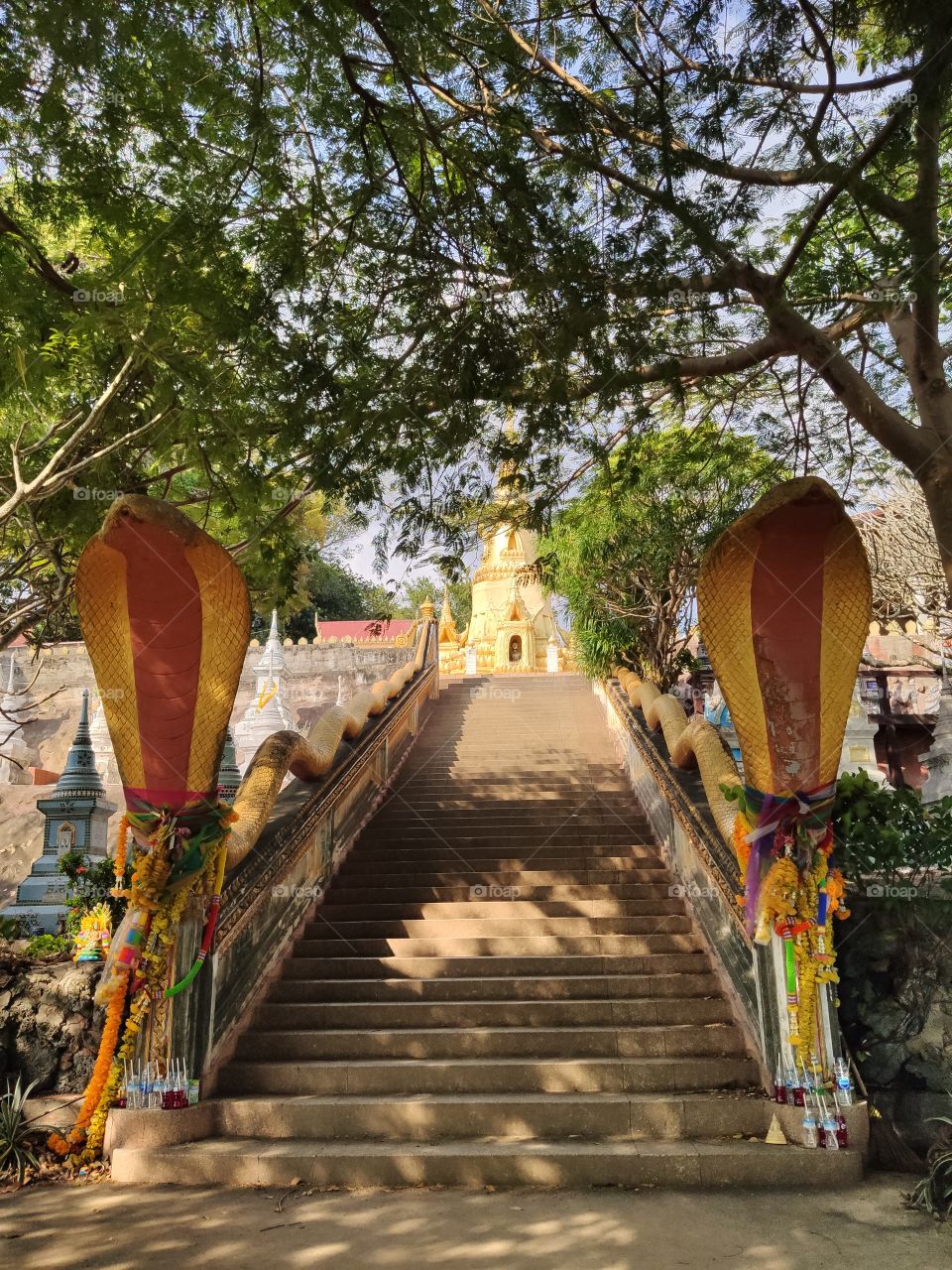 Stairs in the temple