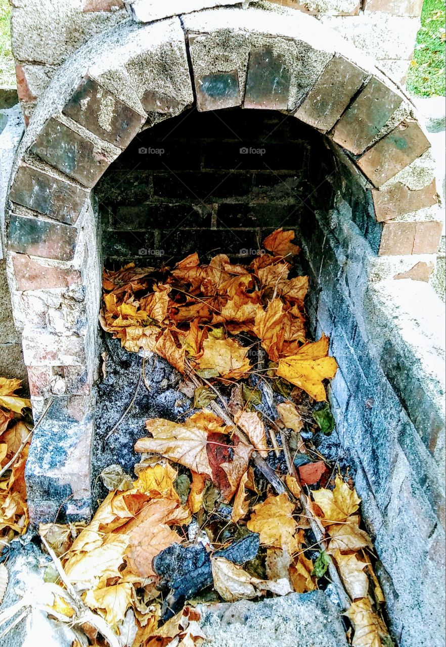 Leafy Fire Pit