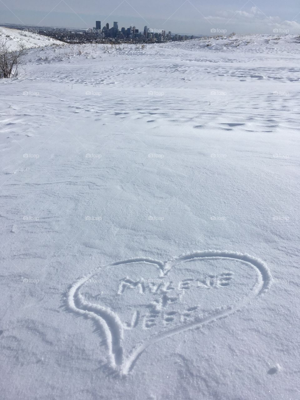 Love is in the snow 