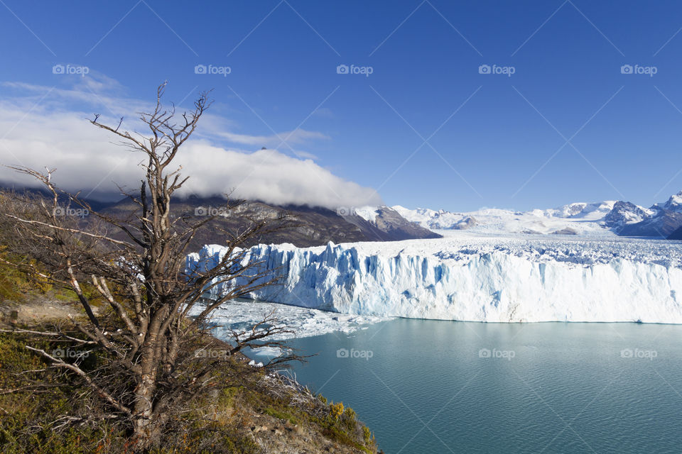 Perito Moreno Glacier near El Calafate in Argentina.