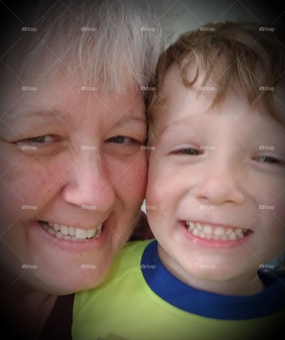 grandma and grandson