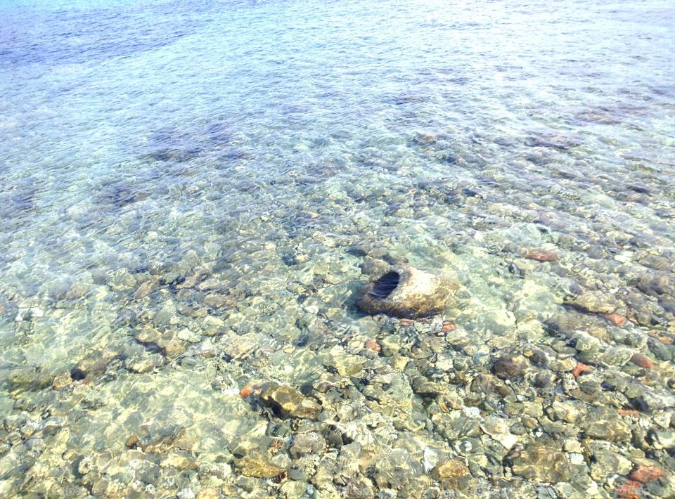 Rocks under the Clean Sea