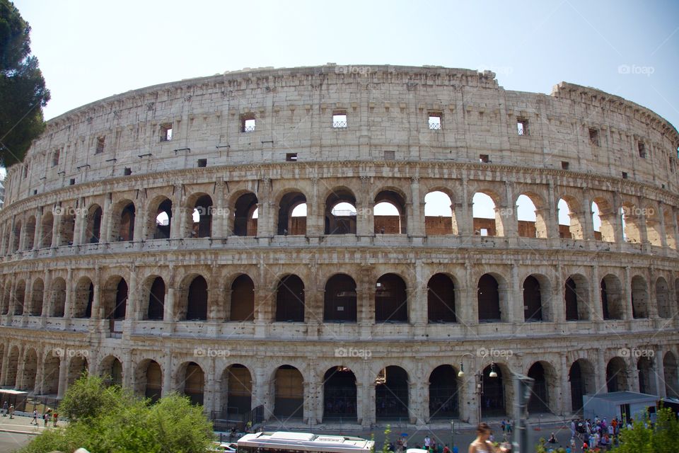 Colosseum in Rome, Italy. Sights in Rome, Italy