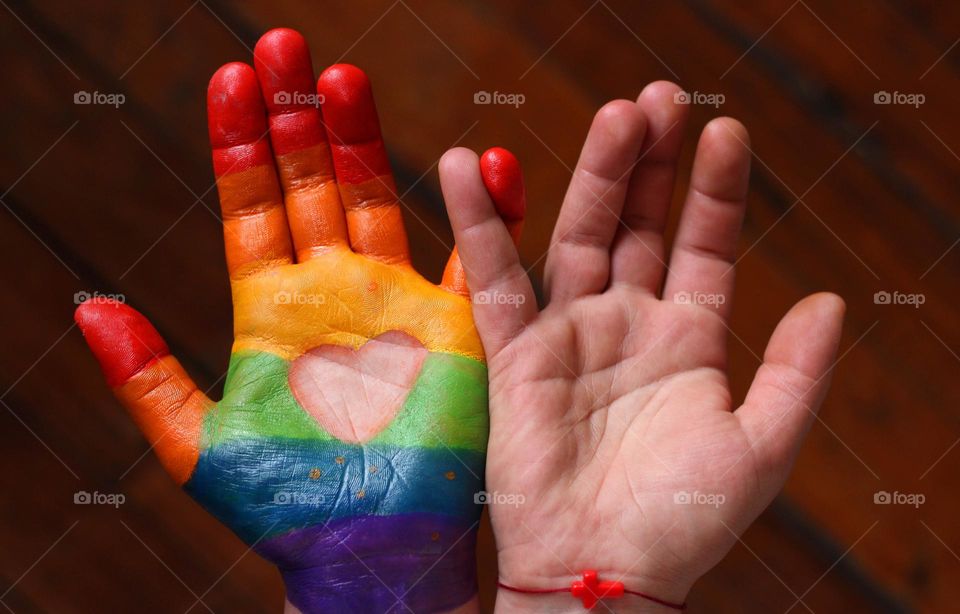 Love is love hands