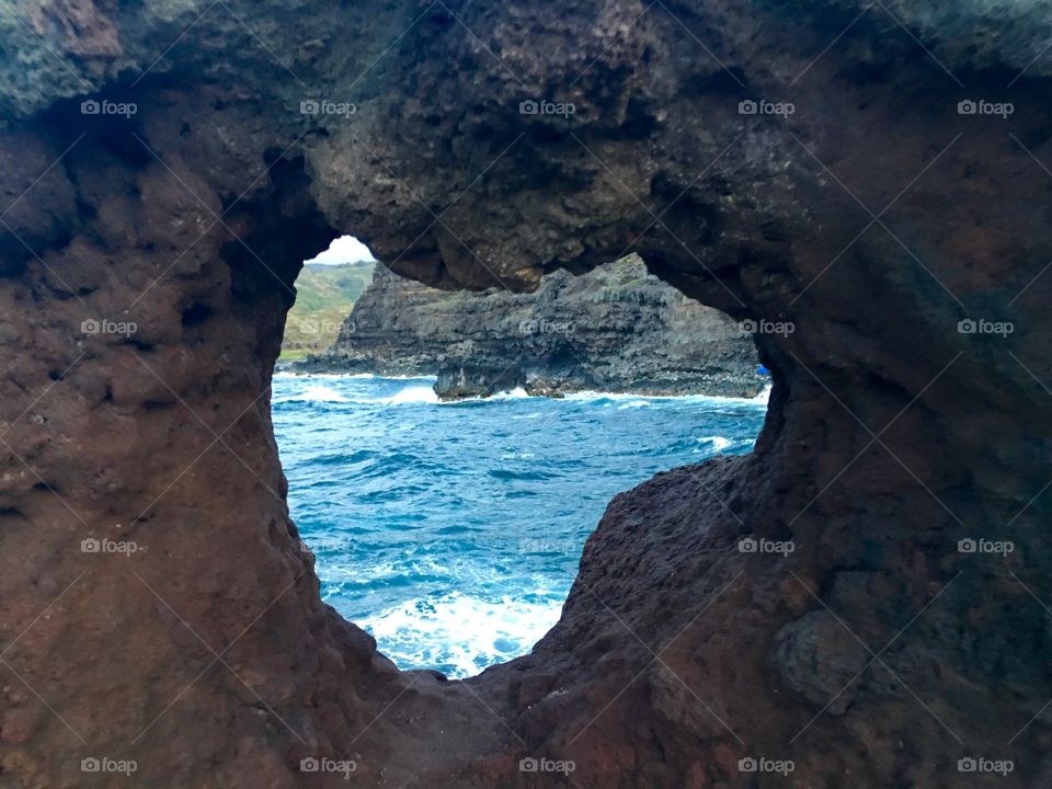 View through the heart