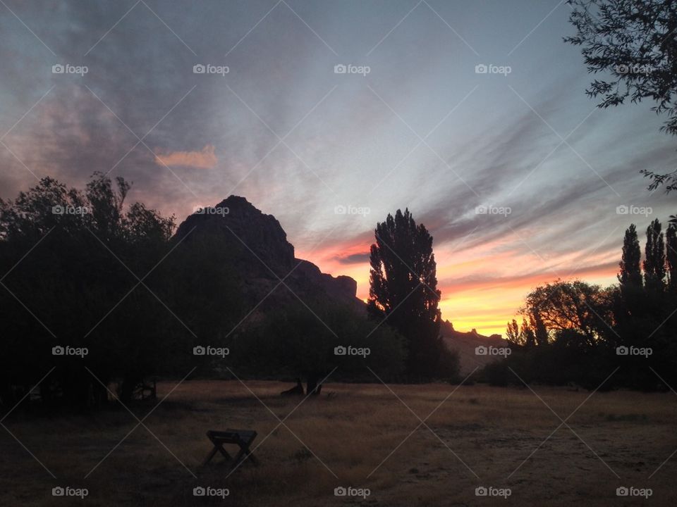 Sunset in Chubut