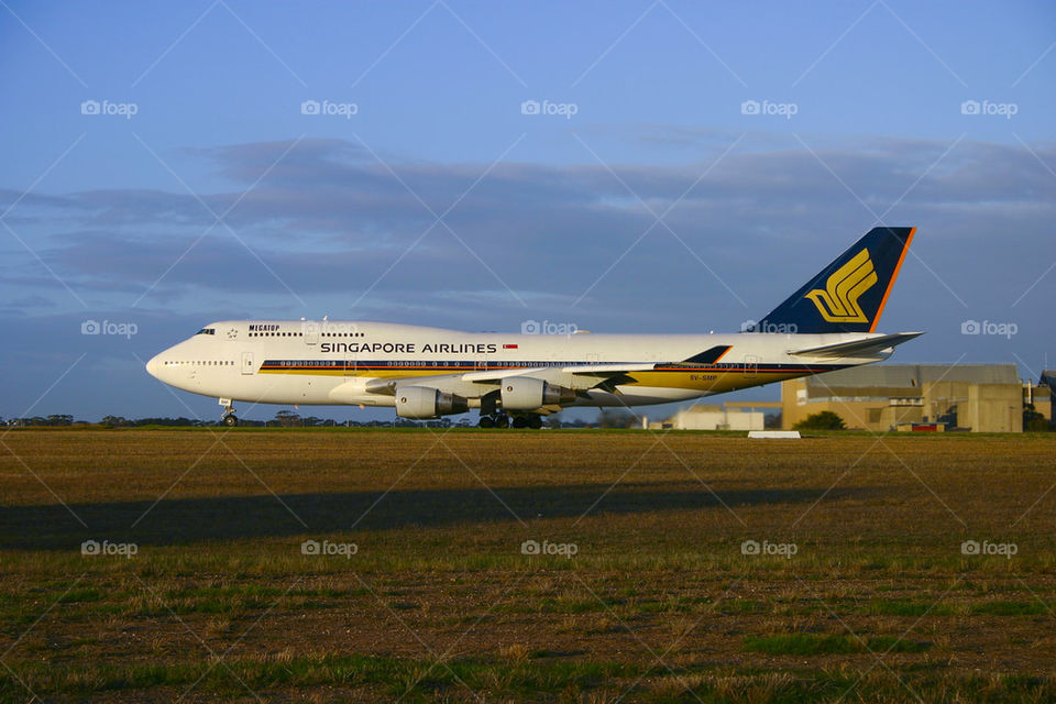 SINGAPORE AIRLINES SQ B747-400 MELBOURNE AUSTRALIA