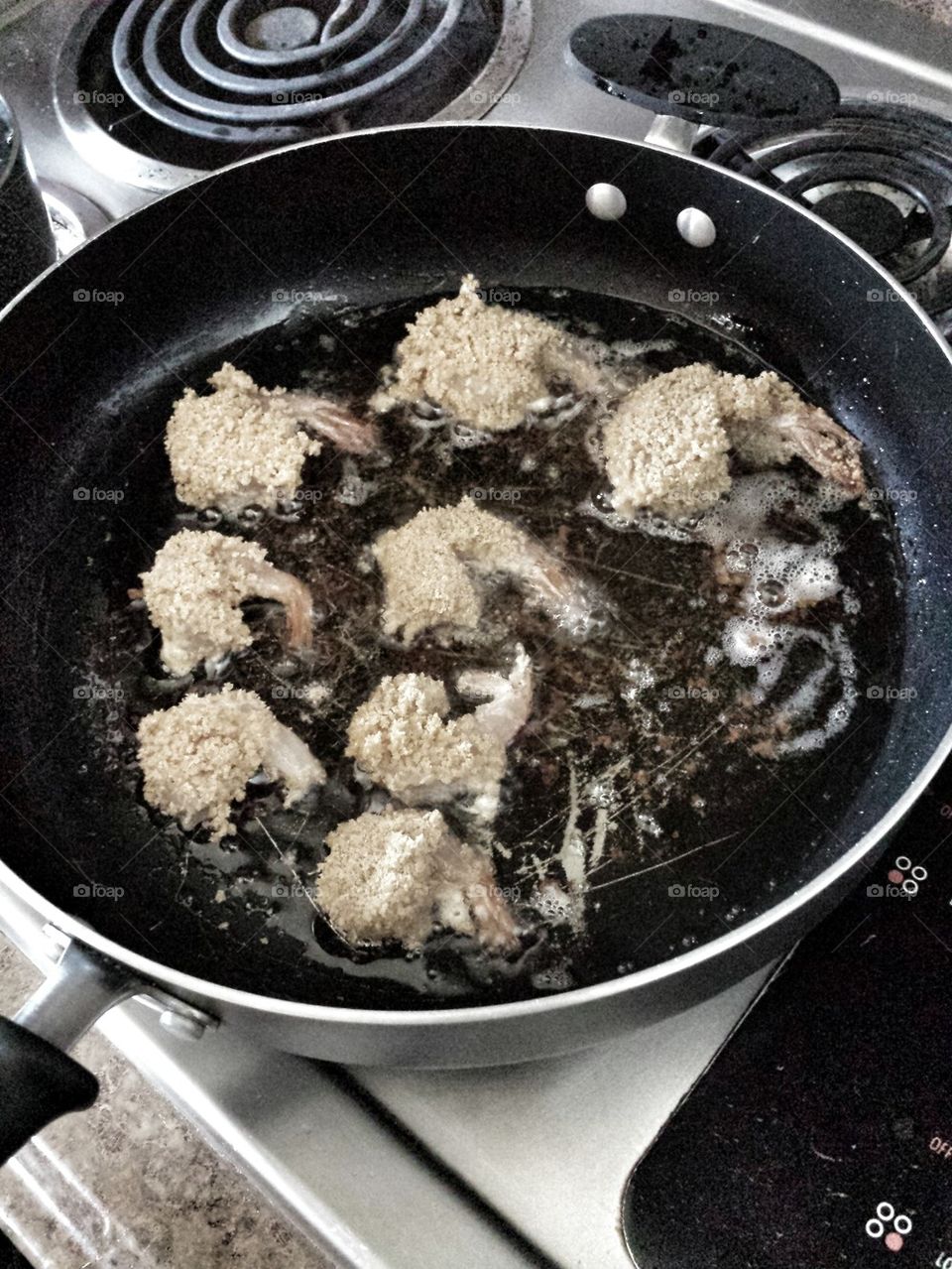 making shrimp tempora