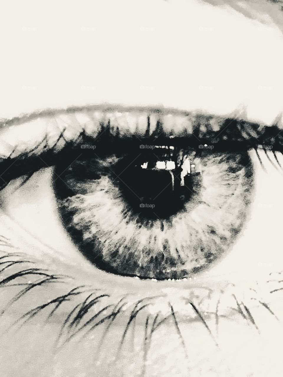 closeup of my eye