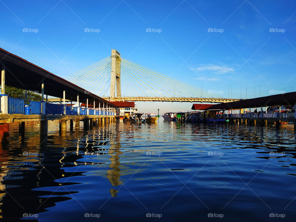 Lets start journey, with this blue sky everything its gonna be amazing adventure, how ever bring your camera for taking a nice picture with a amazing bridge at manado known as Soekarno Brige, with a nice view of the sea!!