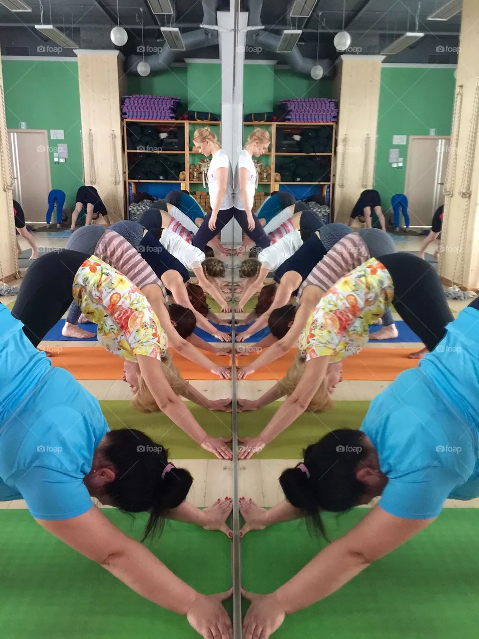 Yoga class