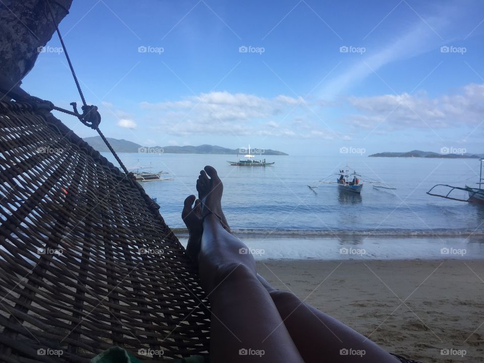 Lay down in my hammock palawan