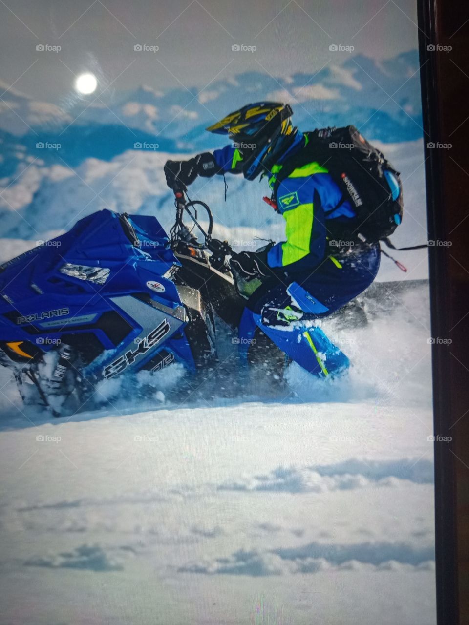 The fast Snowmobile