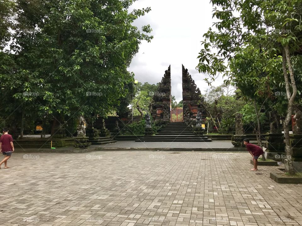 Temple entrance 