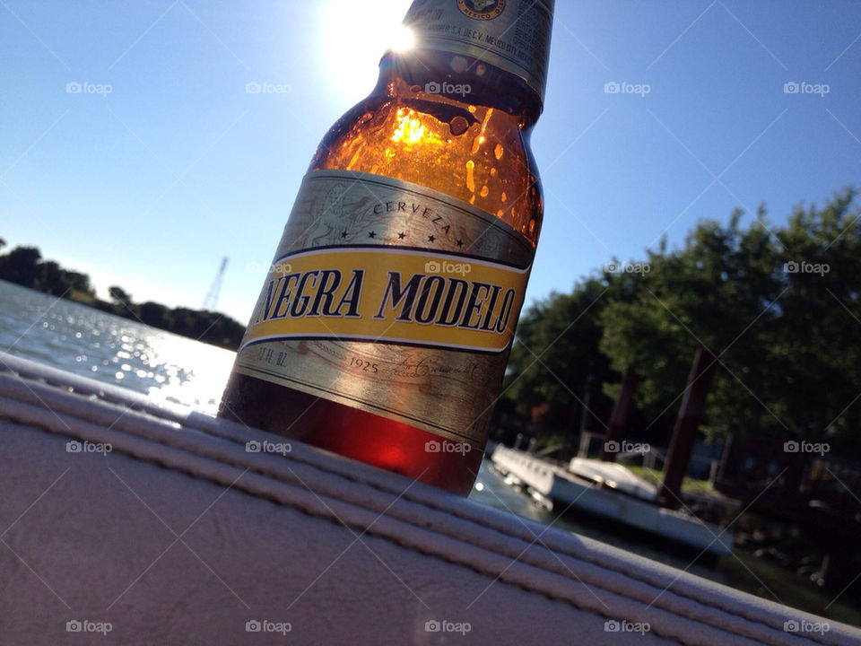 summer water boat beer by seanb176