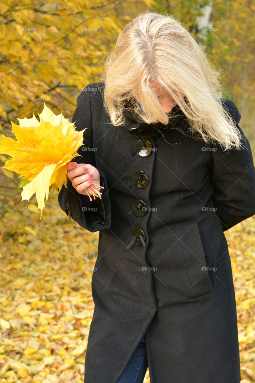 Fall, Nature, Girl, Woman, Park