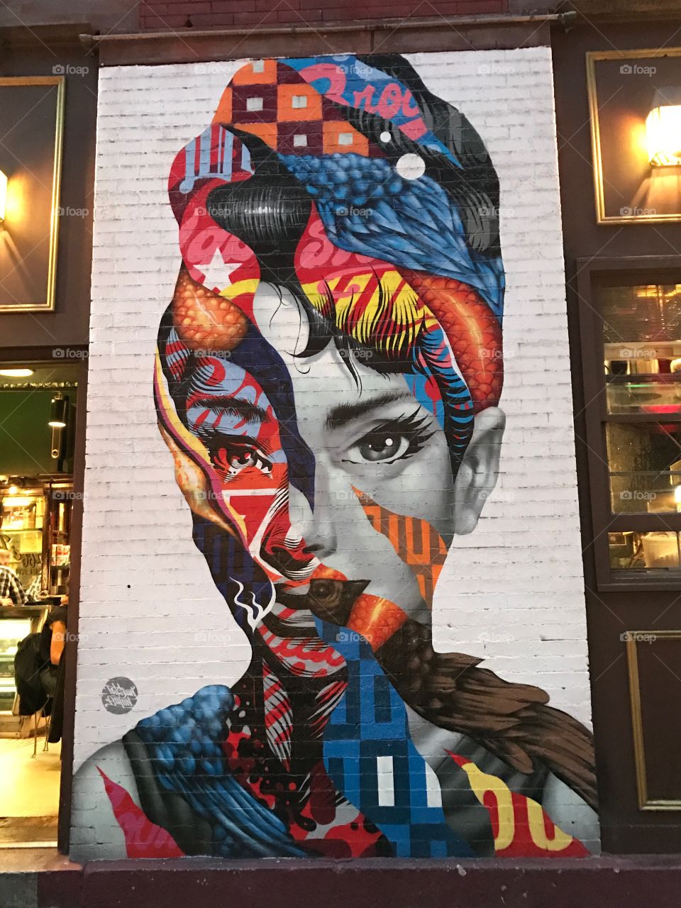 Mural in Little Italy, NYC