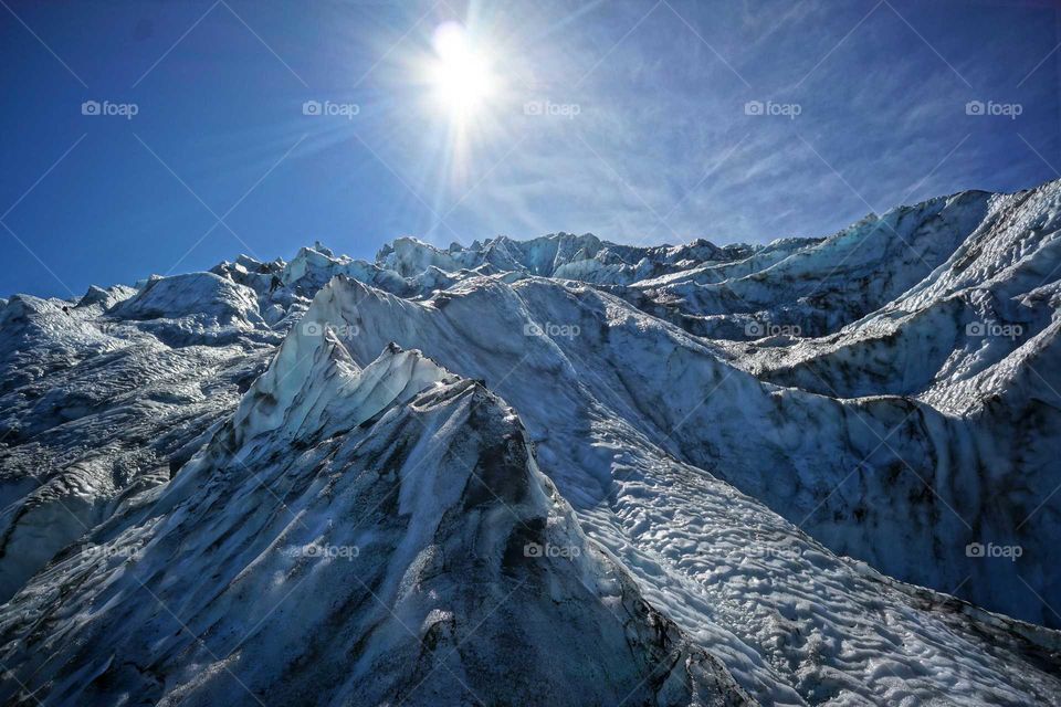 Mount Baker glacier front