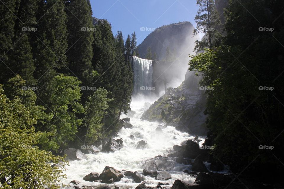 View of vernal falls