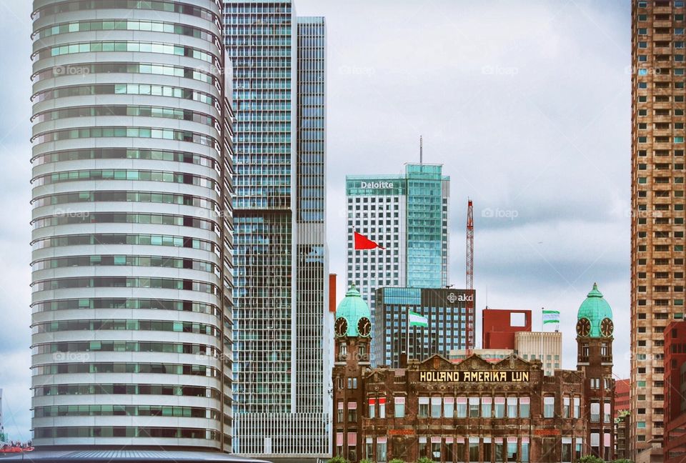 Wilhelminapier @rotterdam, taken from Katendrecht. 