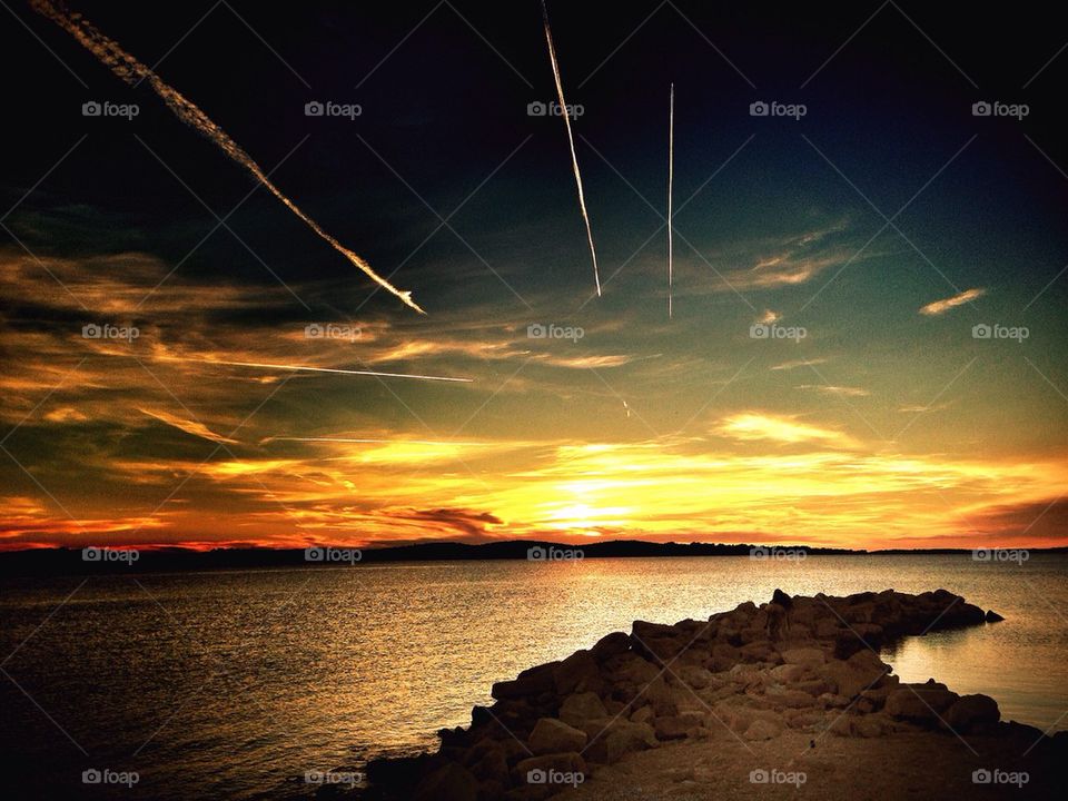 A walk in to the sunset