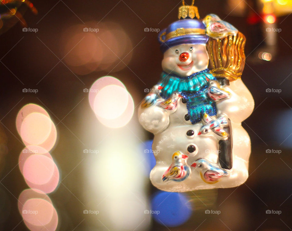 Christmas decoration snowman