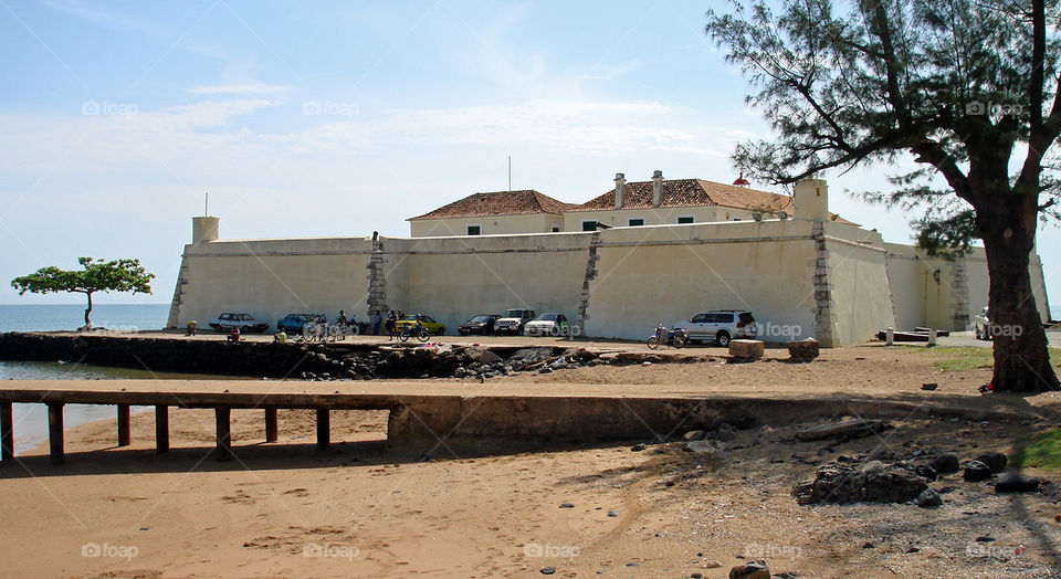 Old fortress of São Sebastião, city of São Tomé , São Tomé & Principe