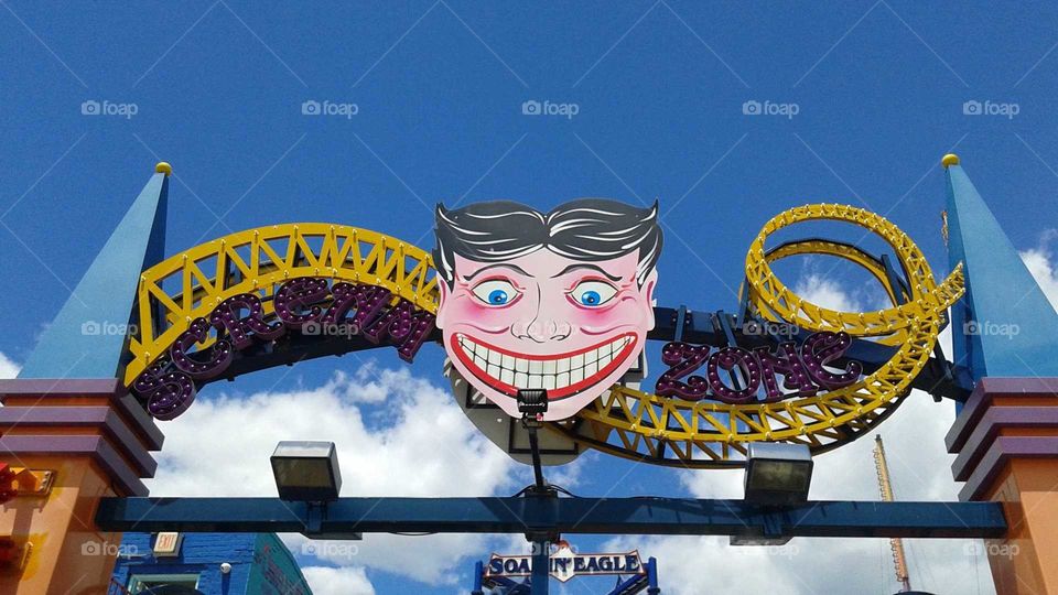 Coney Island Smiling Man