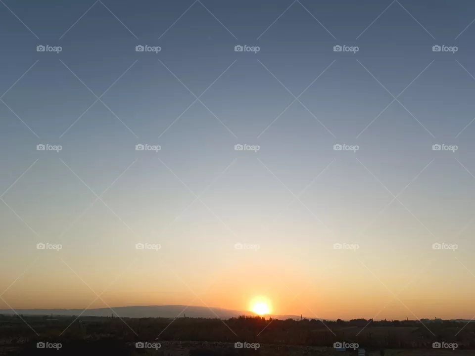 Sun set