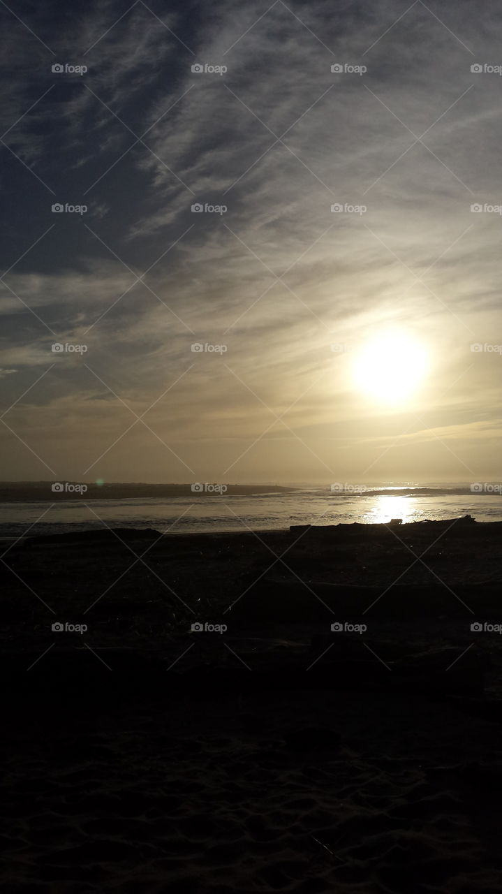 Sunset, Water, Beach, Sea, Landscape