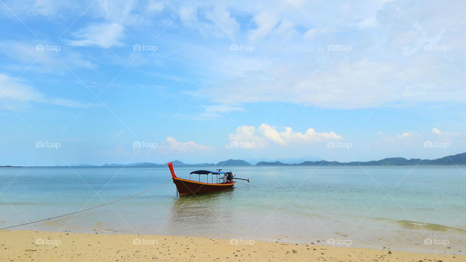 beautiful sea. Thailand Saa.