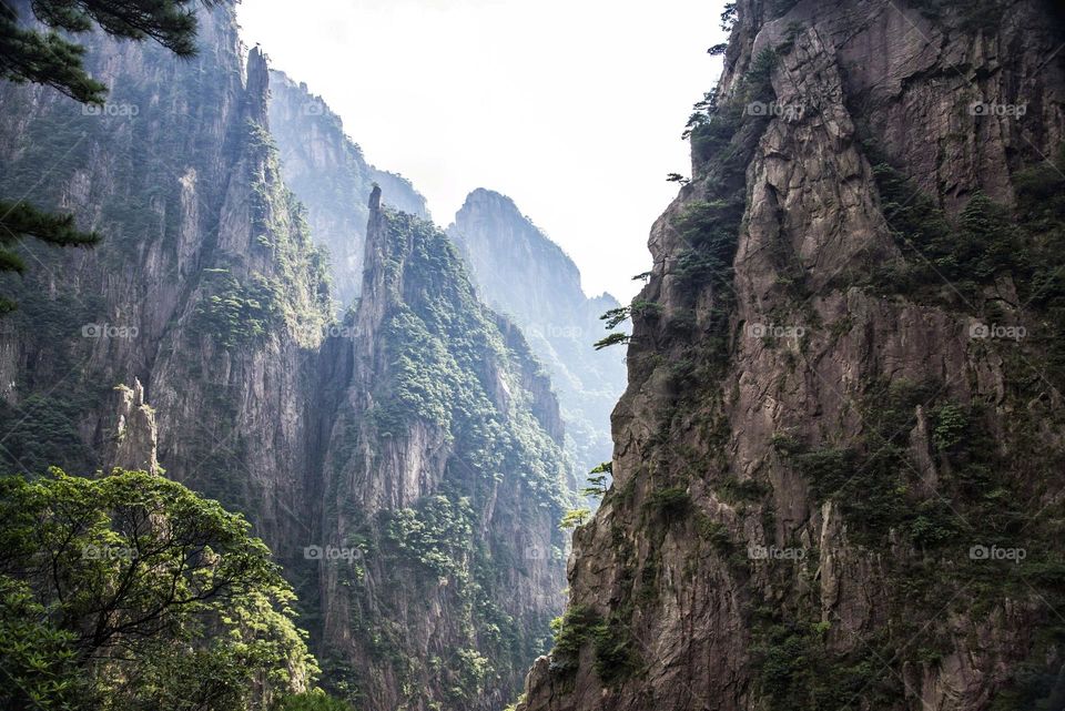Huangshan mountains, China