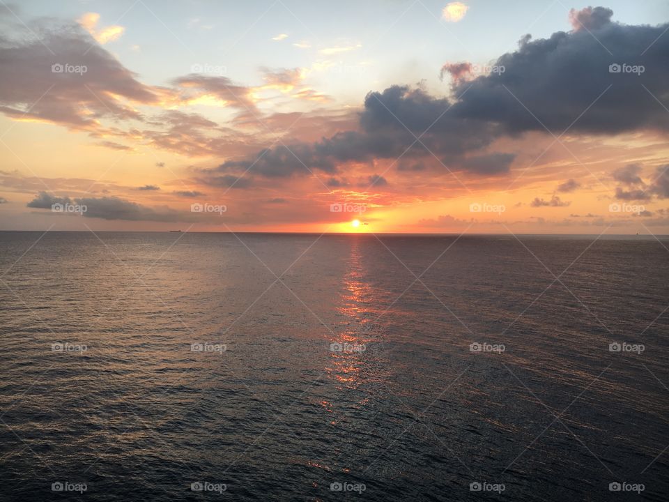 Sunset in Curaçao 