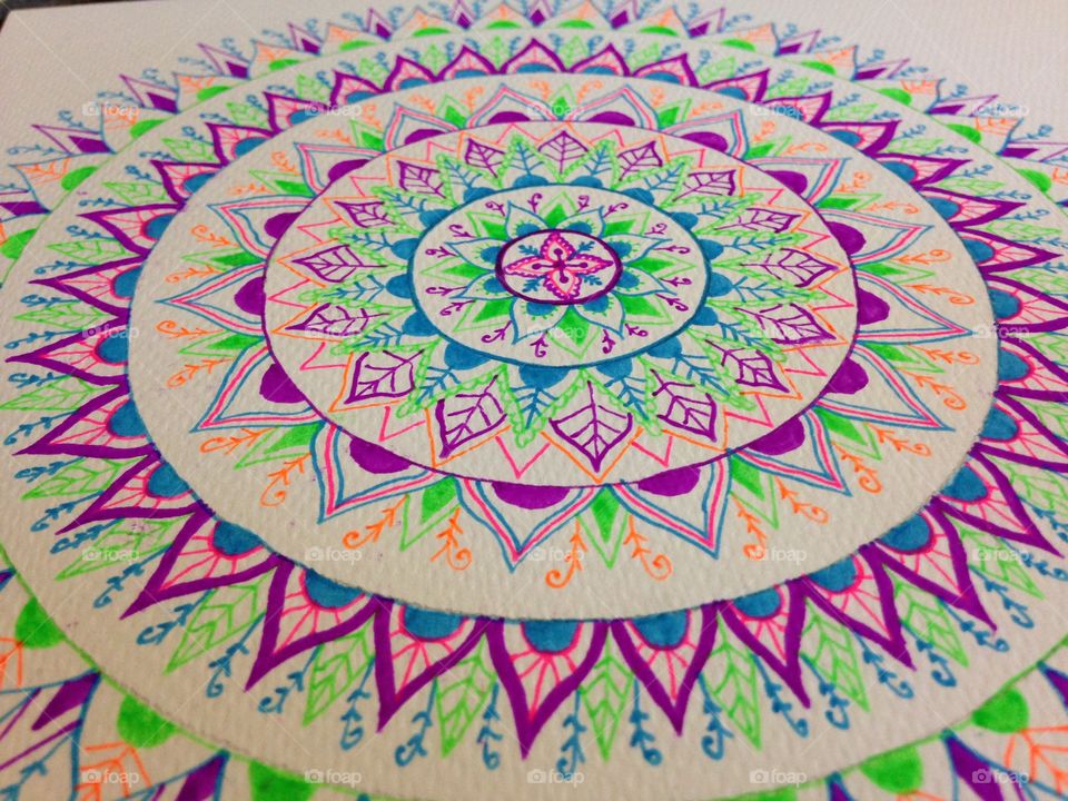 Colorful mandala 