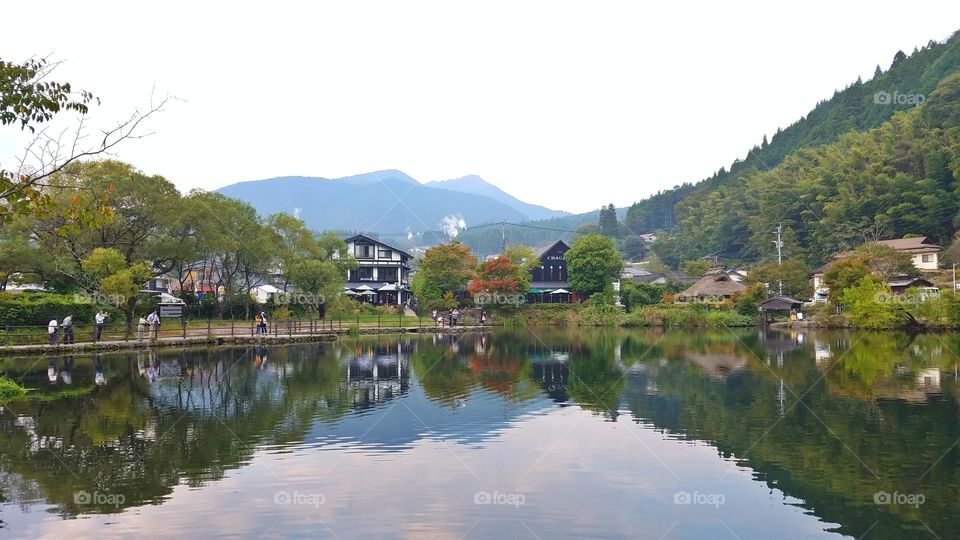 Mirror lake reflection