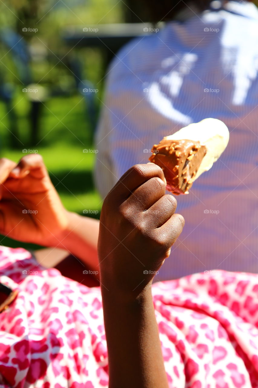 Summertime is fine with you and me and some ice cream 