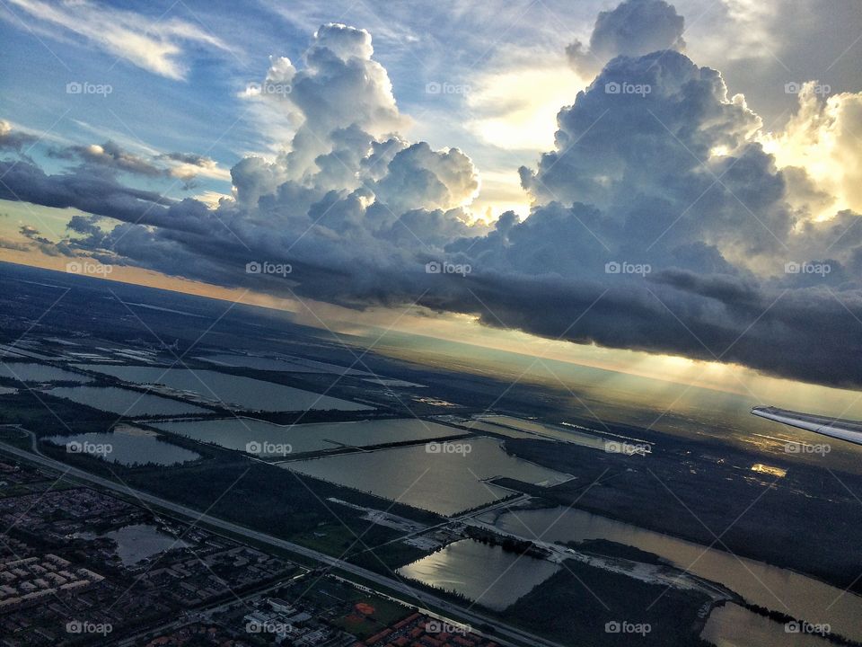 Thunderstorm over the Everglades