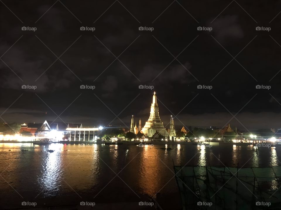 thai royal temple river side