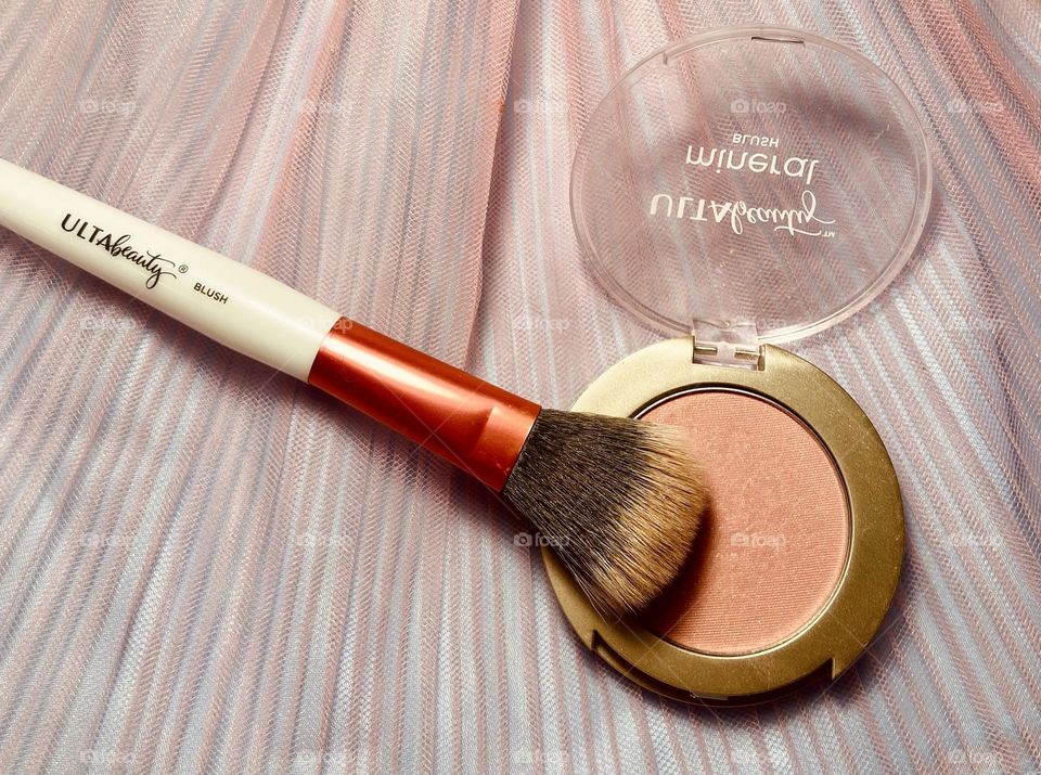 This is Ultabeauty blush. I love this makeup because the blush is a beautiful pink shade and the brush blends well.