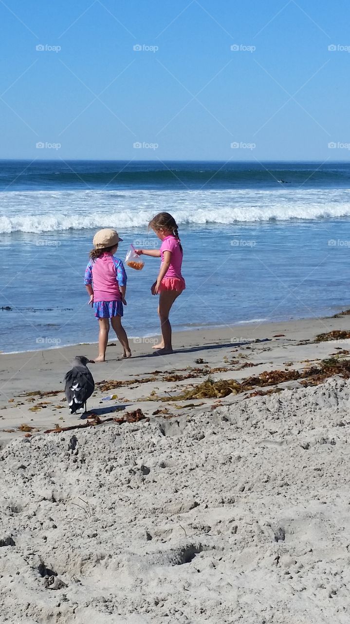 Kids Enjoying the Beach