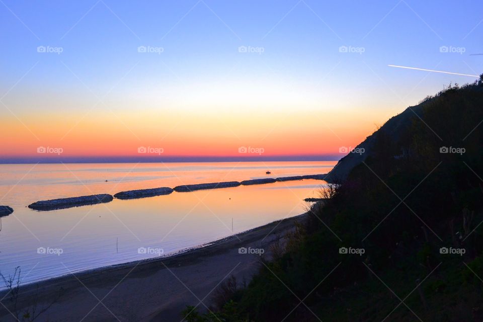 Sunrise in Gabicce Mare - Italy